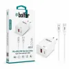 bolfer PD+ USB 20W Hızlı Şarj Cihazı Type-C'den Lightning Kablo