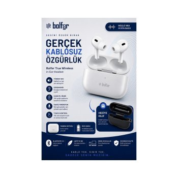 Bolfer 2PB02 Power Bank Ekranlı Dahili Kablolu Taşınabilir Hızlı Şarj Cihazı