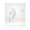 Bolfer 3PD20LB Prime Şarj Cihazı 20W USB-C Seyahat Şarjı + USB-C to Lightning Kablo Şarj Aleti