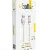 bolfer Usb to Type-C Girişli Kablolara Uyumlu Hasır Şarj Kablosu Hızlı Şarj