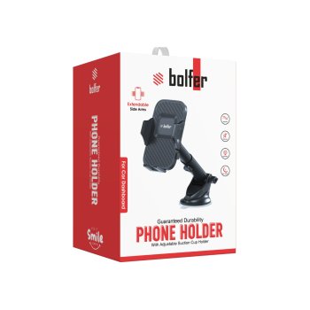 Bolfer 7TT-05 Vakumlu Araç İçi Telefon Tutucu