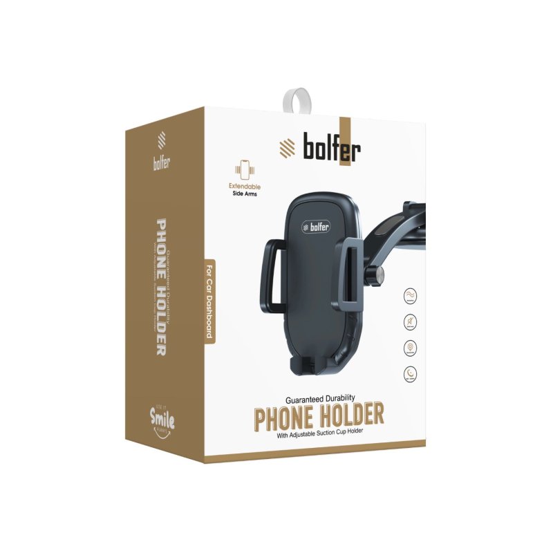 Bolfer 7TT-09 Vakumlu Araç Telefon Tutucu Bolfer 7TT-09 Vakumlu Araç Telefon Tutucu